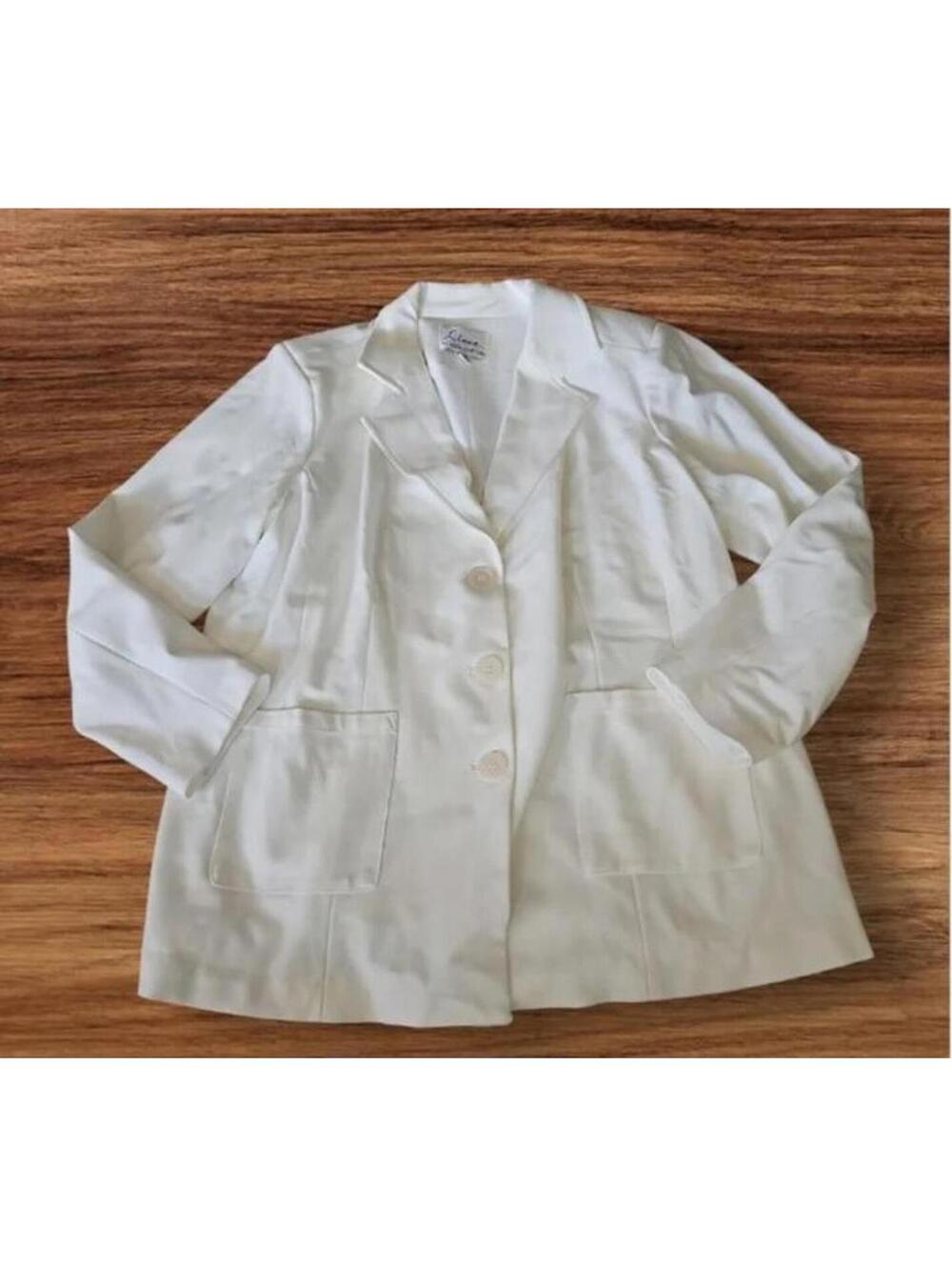 Designer women size 18W clothes jacket coat suit blazer button up